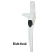 Ellbee Non Locking Cockspur uPVC Window Handle Cockspur Window Handle White Double Glazed 21mm Backset