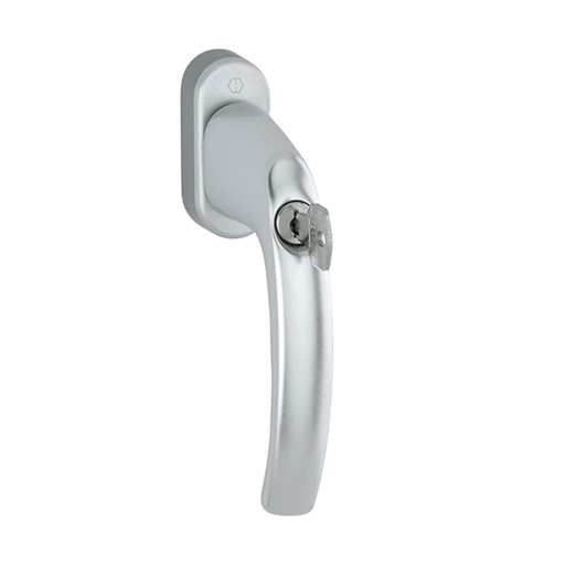 HOPPE Atlanta Aluminium Lockable Aluminium Lockable Tilt and Turn Window Handle - 38mm spindle