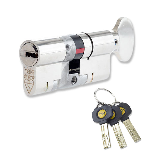 YALE Platinum Thumb Turn Cylinder Lock Anti Snap Bump High uPVC Door Euro Barrel