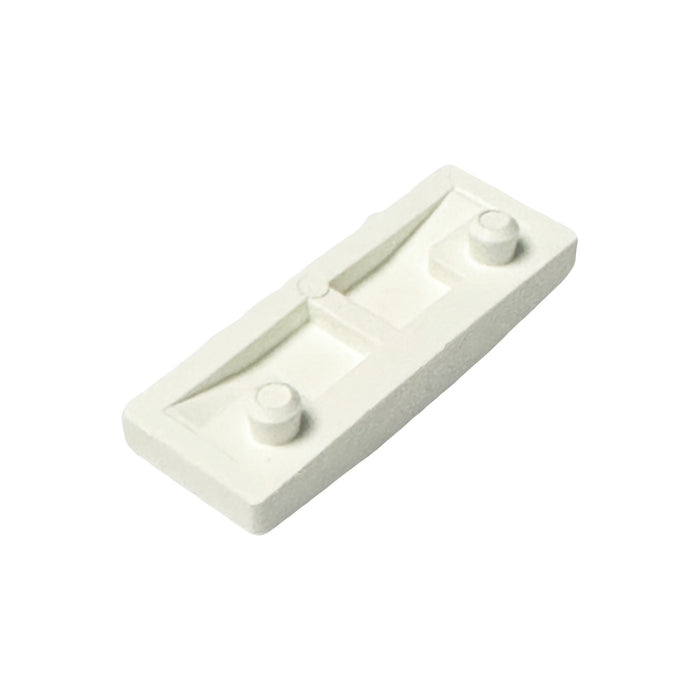 Pack Of 10 - Cockspur Runner Block Wedge 7mm - 7x47x17mm White 