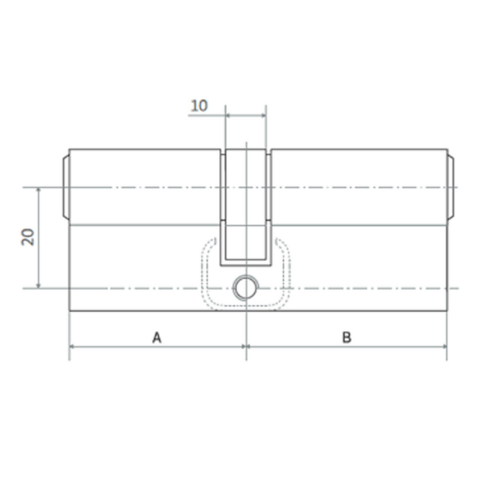 APECS AP 3* Star Black Euro Cylinder Door Lock uPVC Aluminium Timber Door Barrel 6 Pin 5 Keys