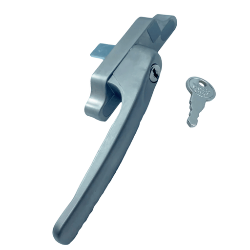 Cadenza Universal Aluminium Window Handle Tongue (spade) Driven Silver