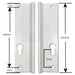 Gibbons UPVC Inline Sliding Patio Door Handle 196mm Screw Centres Pair