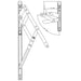 Egress Easy Easi Clean 12" 16" Window Hinges UPVC Side Hung Friction Stay 13mm Stack